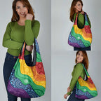 Australia First Nation LGBTQ+ Grocery Bag Aboriginal Rainbow Flag