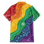 Australia First Nation LGBTQ+ Hawaiian Shirt Aboriginal Rainbow Flag
