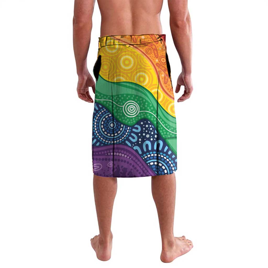 Australia First Nation LGBTQ+ Lavalava Aboriginal Rainbow Flag