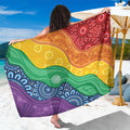 Australia First Nation LGBTQ+ Sarong Aboriginal Rainbow Flag