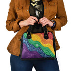 Australia First Nation LGBTQ+ Shoulder Handbag Aboriginal Rainbow Flag