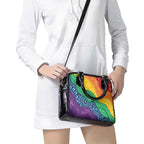 Australia First Nation LGBTQ+ Shoulder Handbag Aboriginal Rainbow Flag