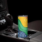 Australia First Nation LGBTQ+ Skinny Tumbler Aboriginal Rainbow Flag