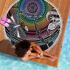 Sydney Pride Aboriginal Beach Blanket Free To Be