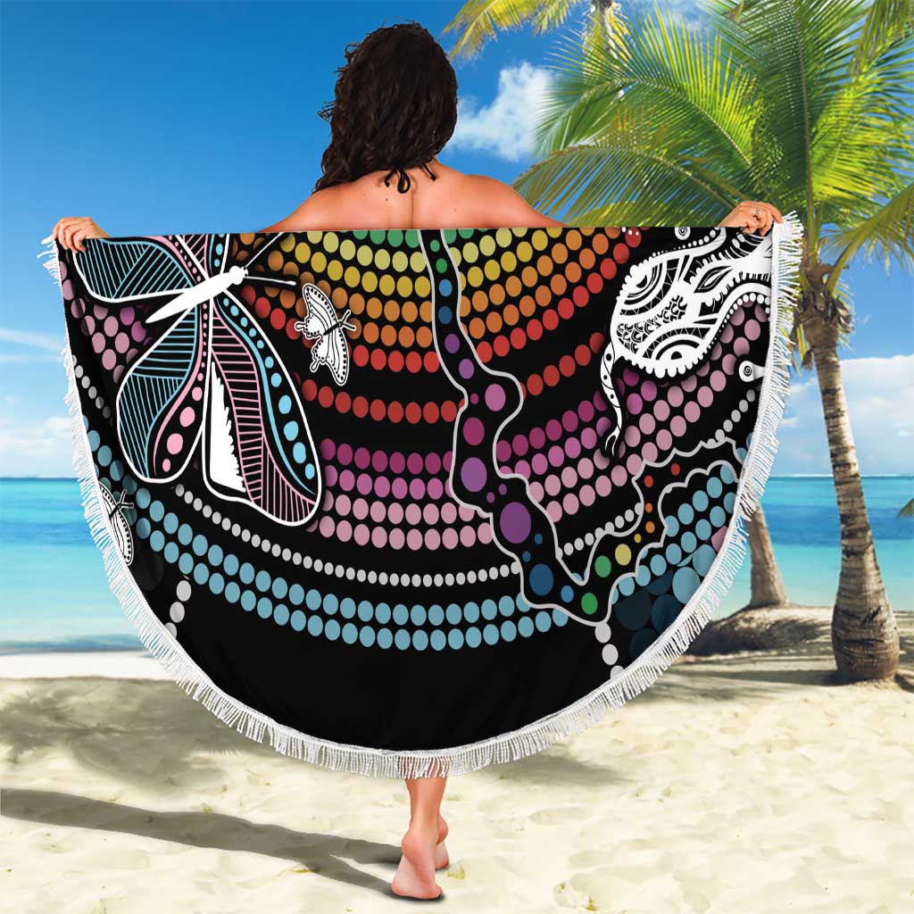 Sydney Pride Aboriginal Beach Blanket Free To Be