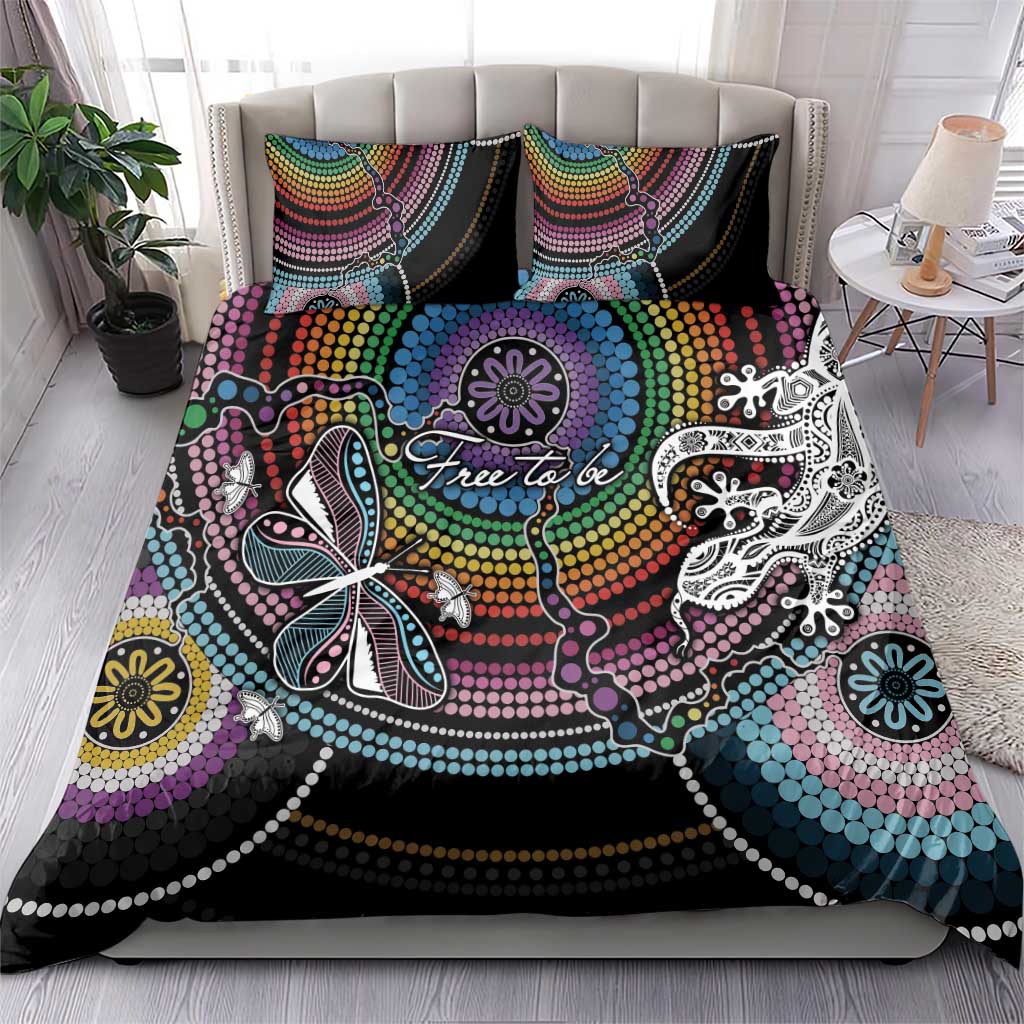Sydney Pride Aboriginal Bedding Set Free To Be
