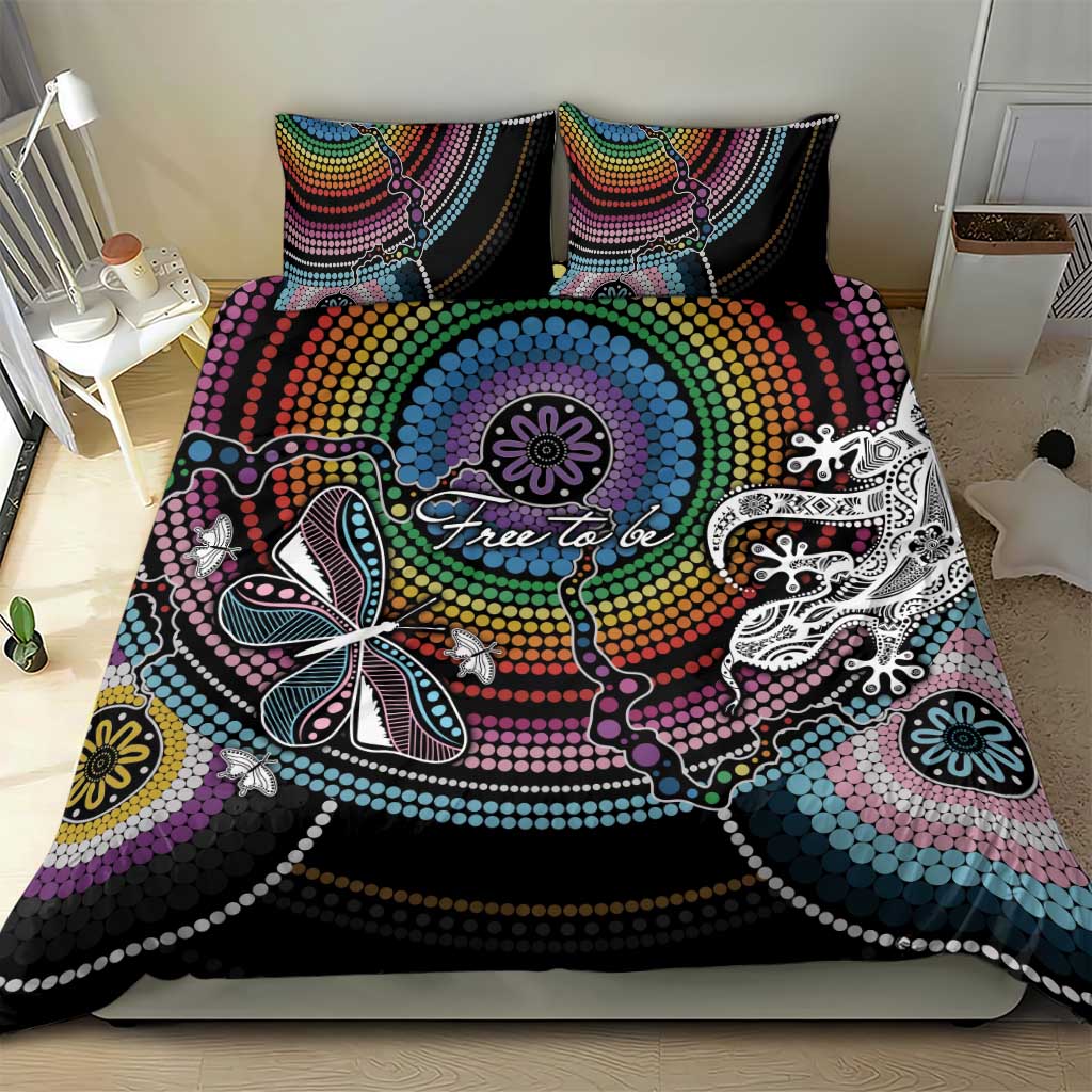 Sydney Pride Aboriginal Bedding Set Free To Be
