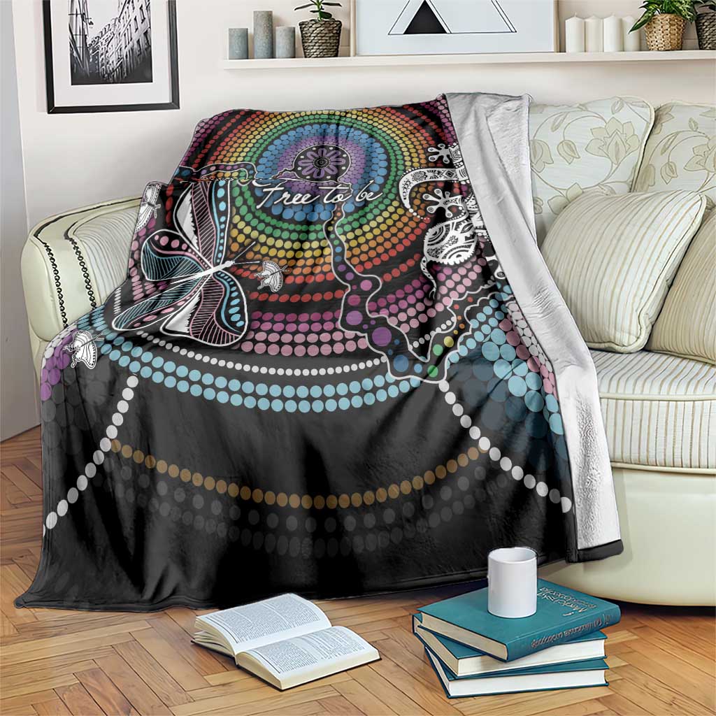 Sydney Pride Aboriginal Blanket Free To Be