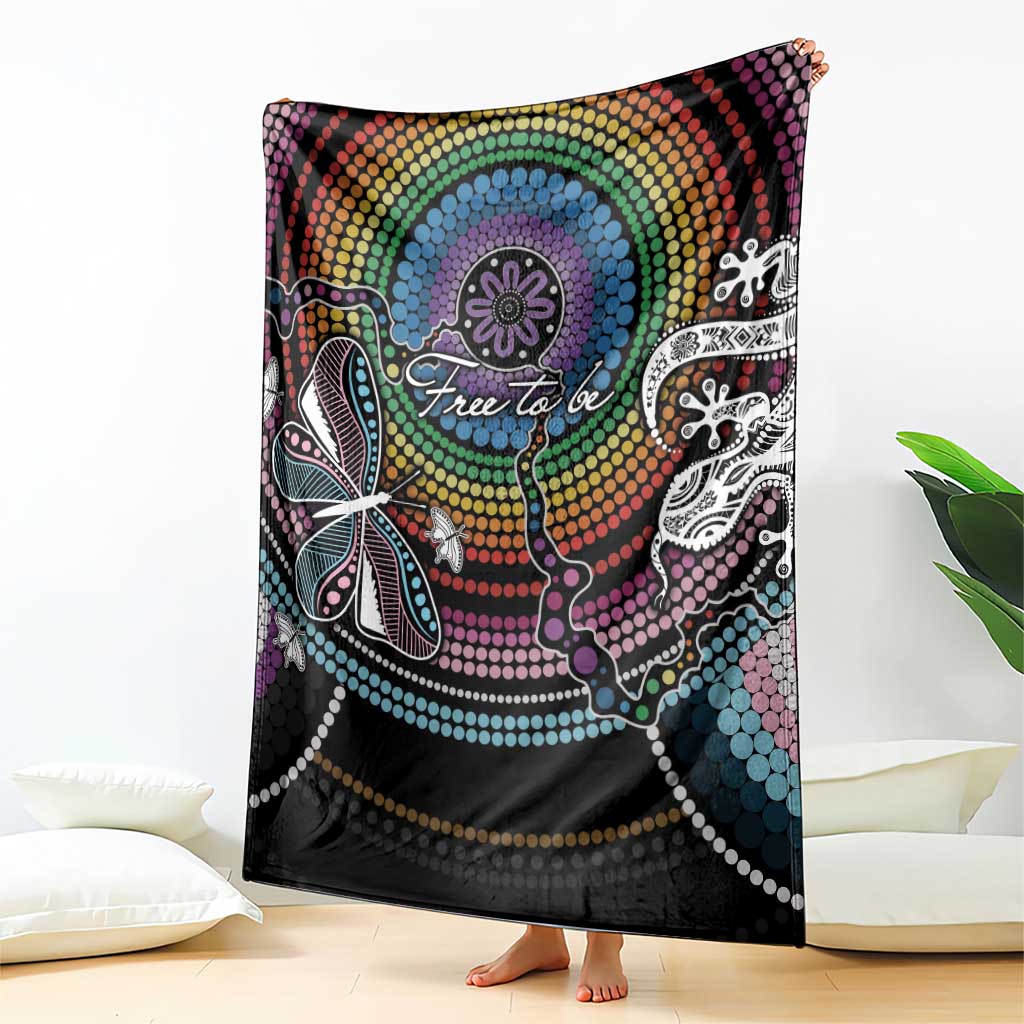 Sydney Pride Aboriginal Blanket Free To Be