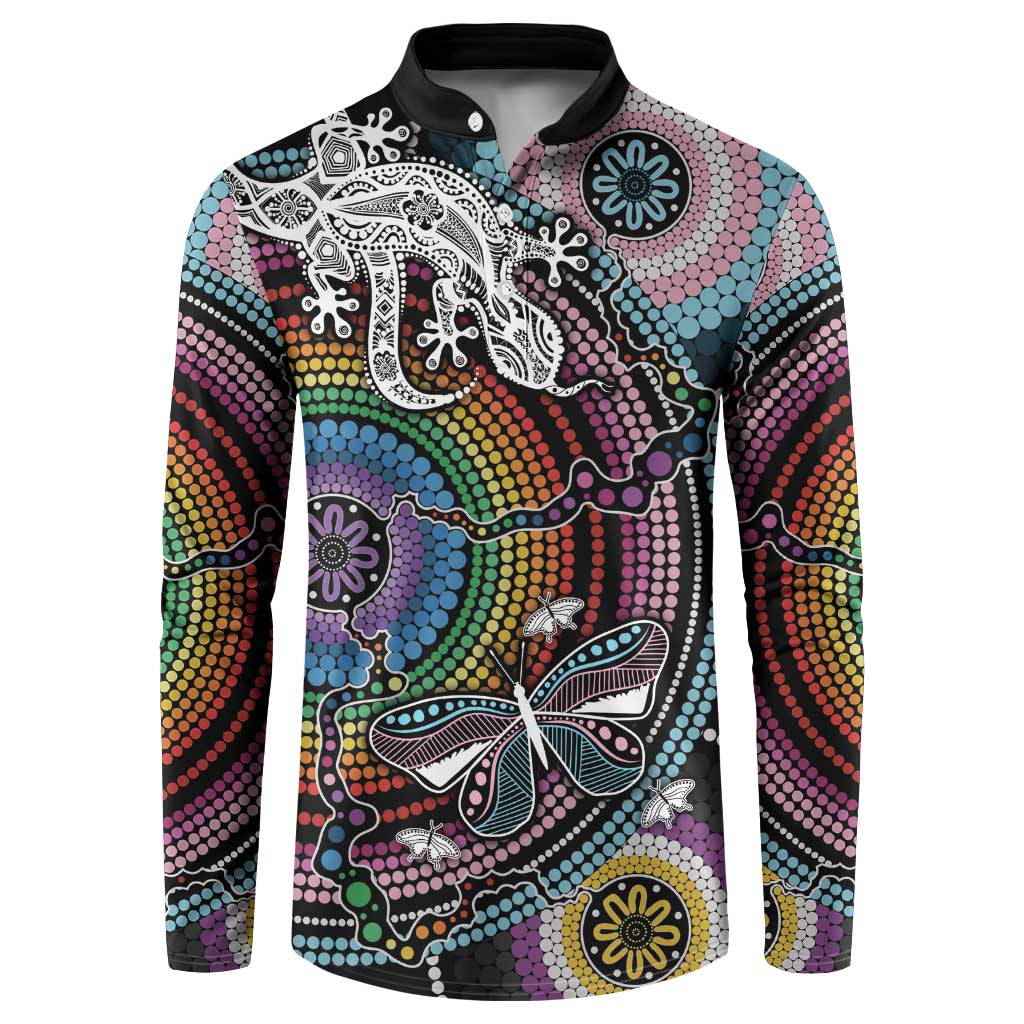 Sydney Pride Aboriginal Button Sweatshirt Free To Be