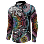 Sydney Pride Aboriginal Button Sweatshirt Free To Be