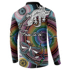 Sydney Pride Aboriginal Button Sweatshirt Free To Be