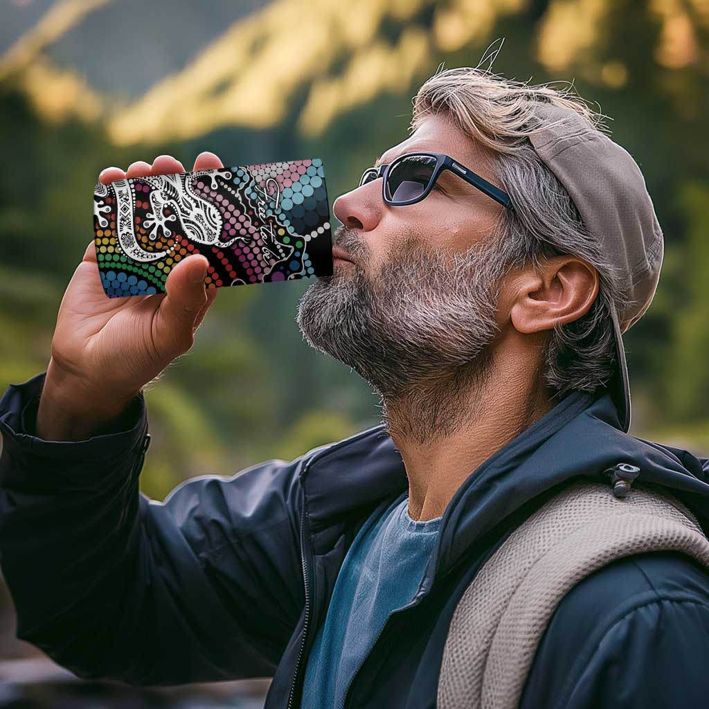 Sydney Pride Aboriginal 4 in 1 Can Cooler Tumbler Free To Be