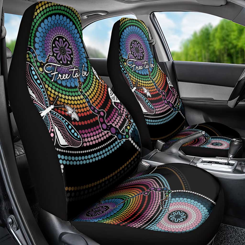 Sydney Pride Aboriginal Car Seat Cover Free To Be