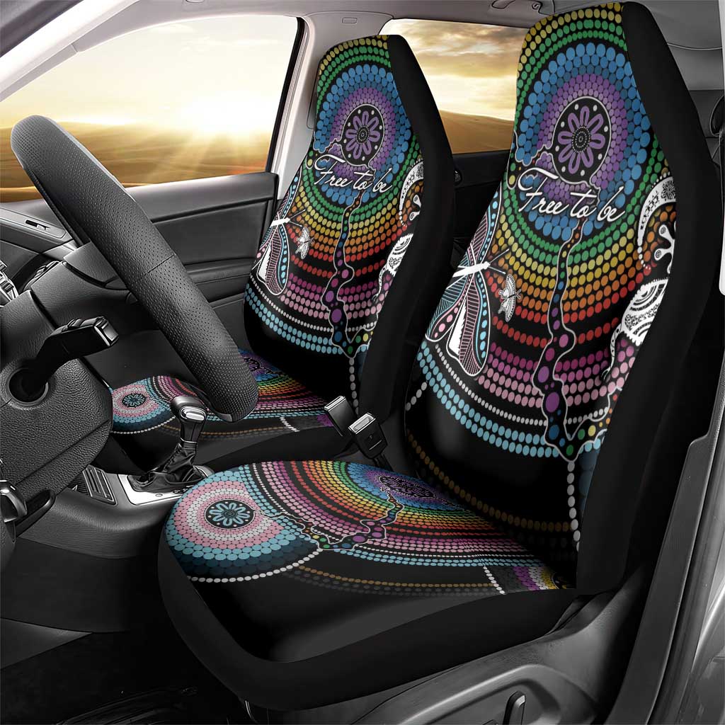 Sydney Pride Aboriginal Car Seat Cover Free To Be