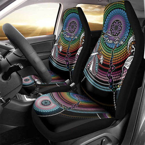 Sydney Pride Aboriginal Car Seat Cover Free To Be