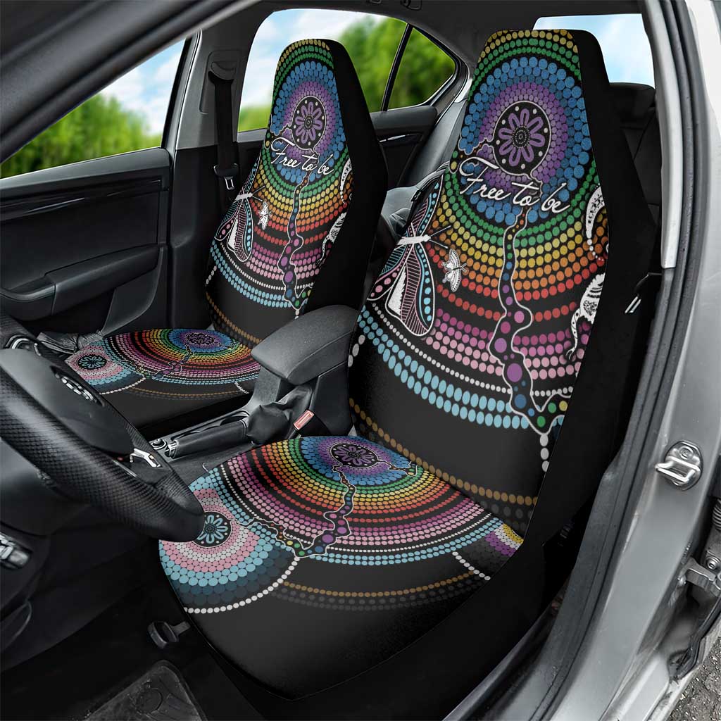 Sydney Pride Aboriginal Car Seat Cover Free To Be