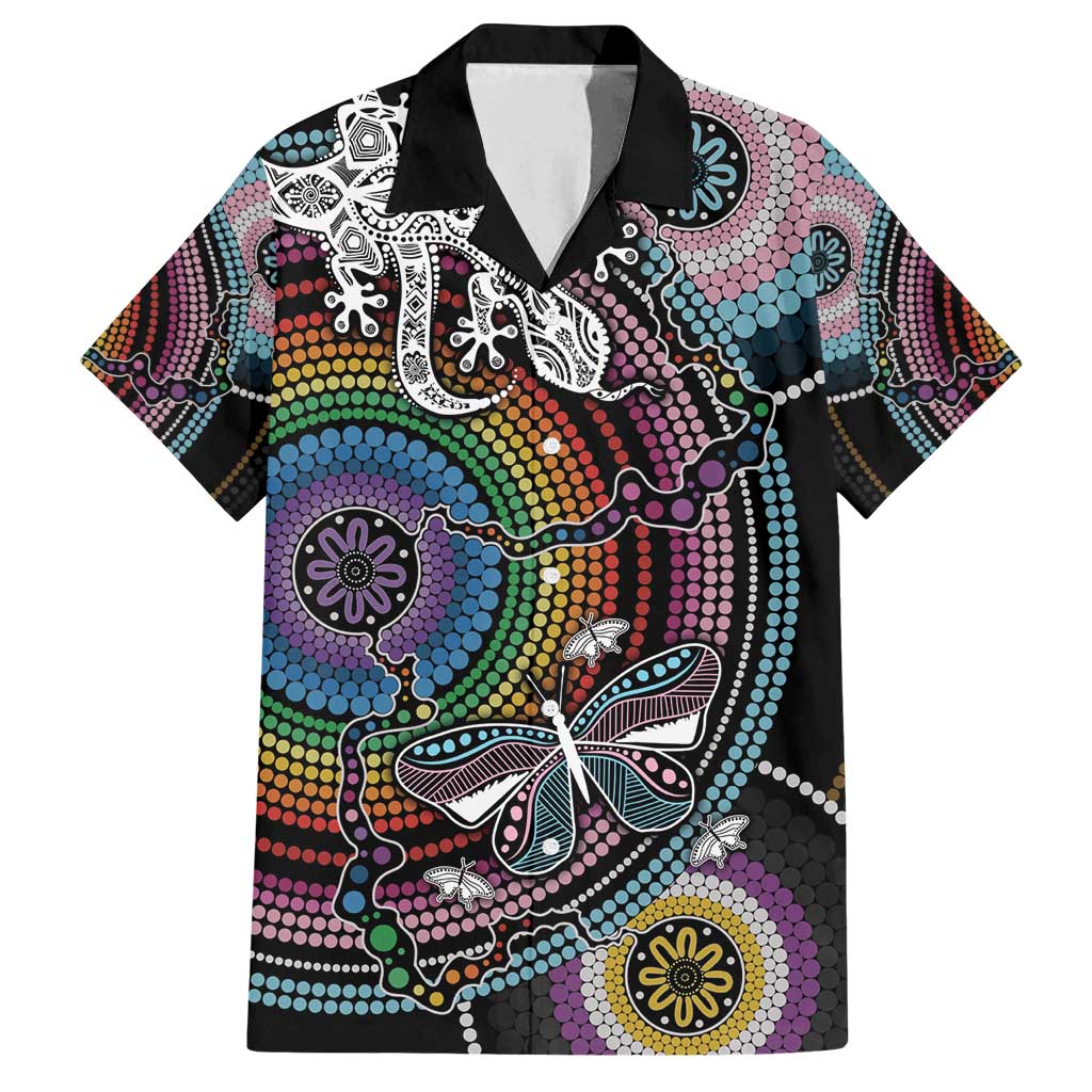 Sydney Pride Aboriginal Family Matching Puletasi and Hawaiian Shirt Free To Be
