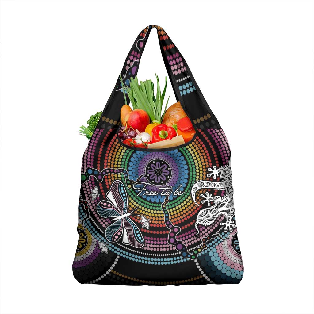 Sydney Pride Aboriginal Grocery Bag Free To Be