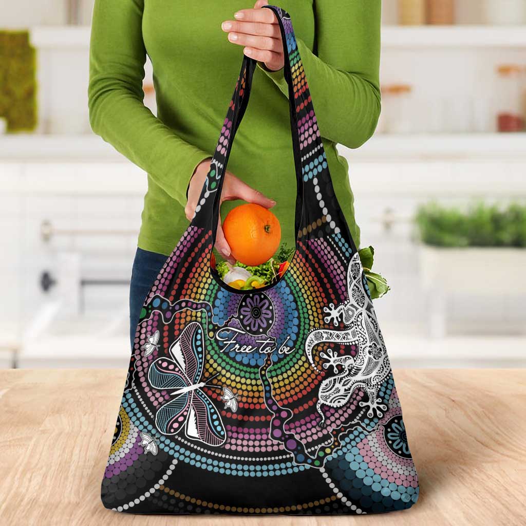 Sydney Pride Aboriginal Grocery Bag Free To Be