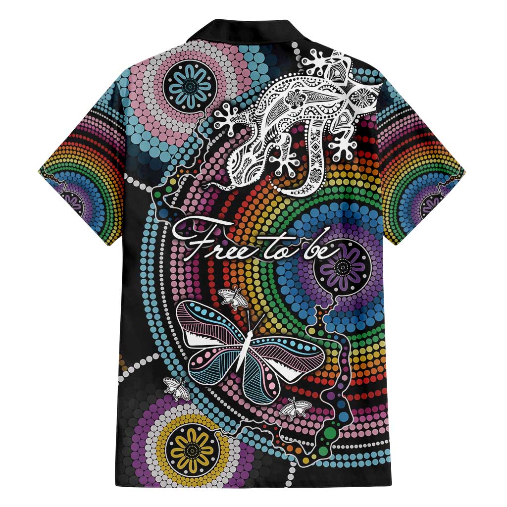 Sydney Pride Aboriginal Hawaiian Shirt Free To Be