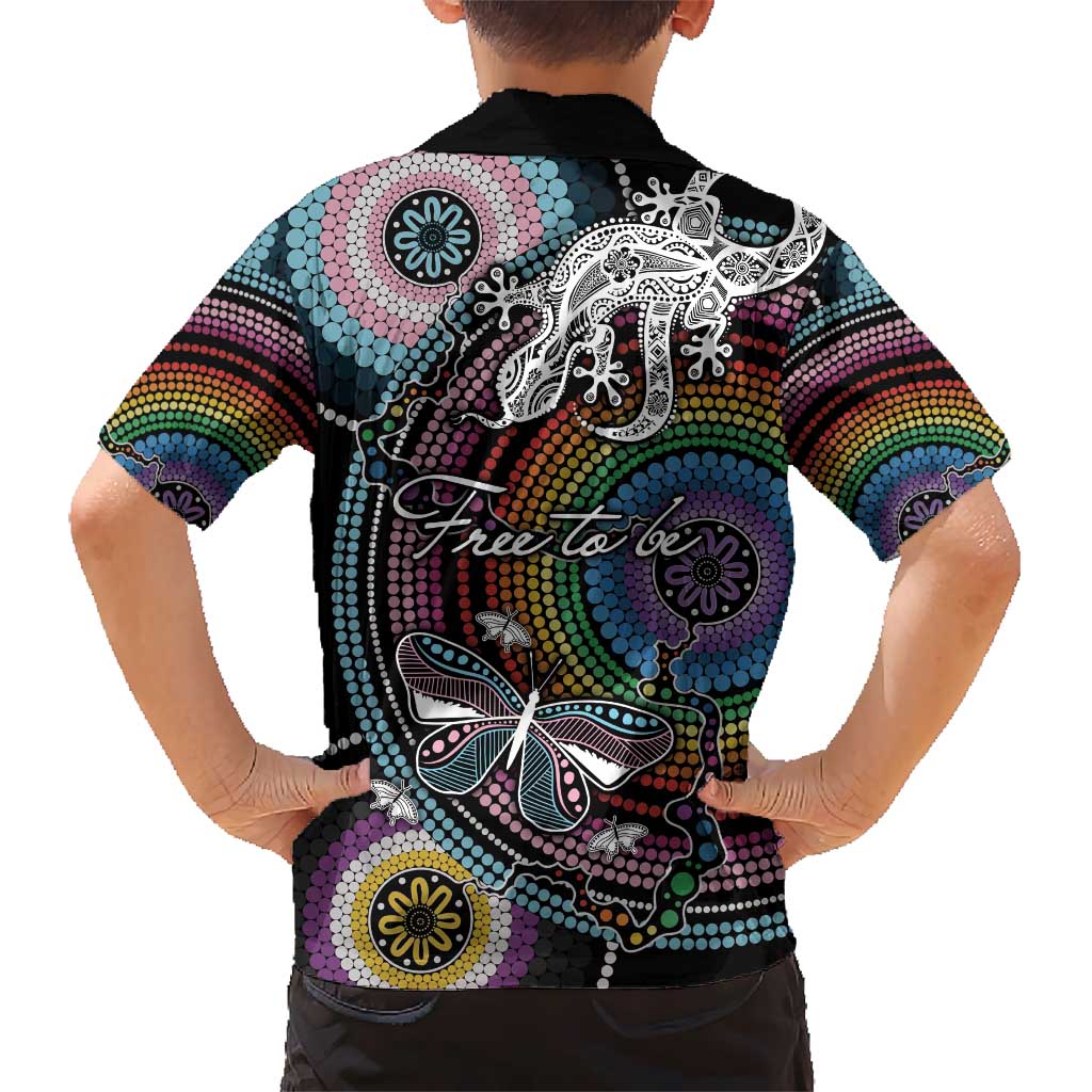 Sydney Pride Aboriginal Hawaiian Shirt Free To Be