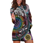Sydney Pride Aboriginal Hoodie Dress Free To Be