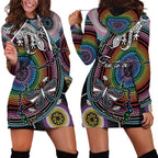 Sydney Pride Aboriginal Hoodie Dress Free To Be