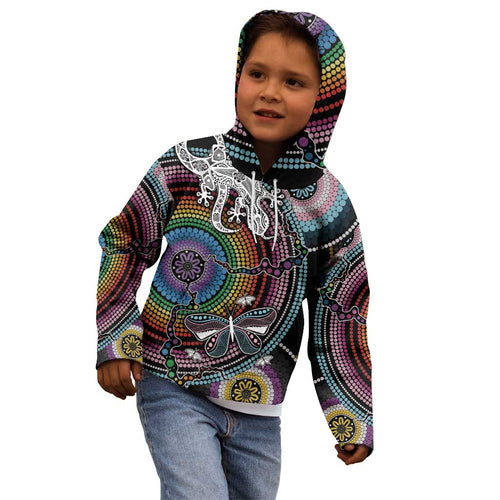 Sydney Pride Aboriginal Kid Hoodie Free To Be