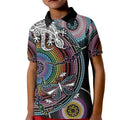 Sydney Pride Aboriginal Kid Polo Shirt Free To Be