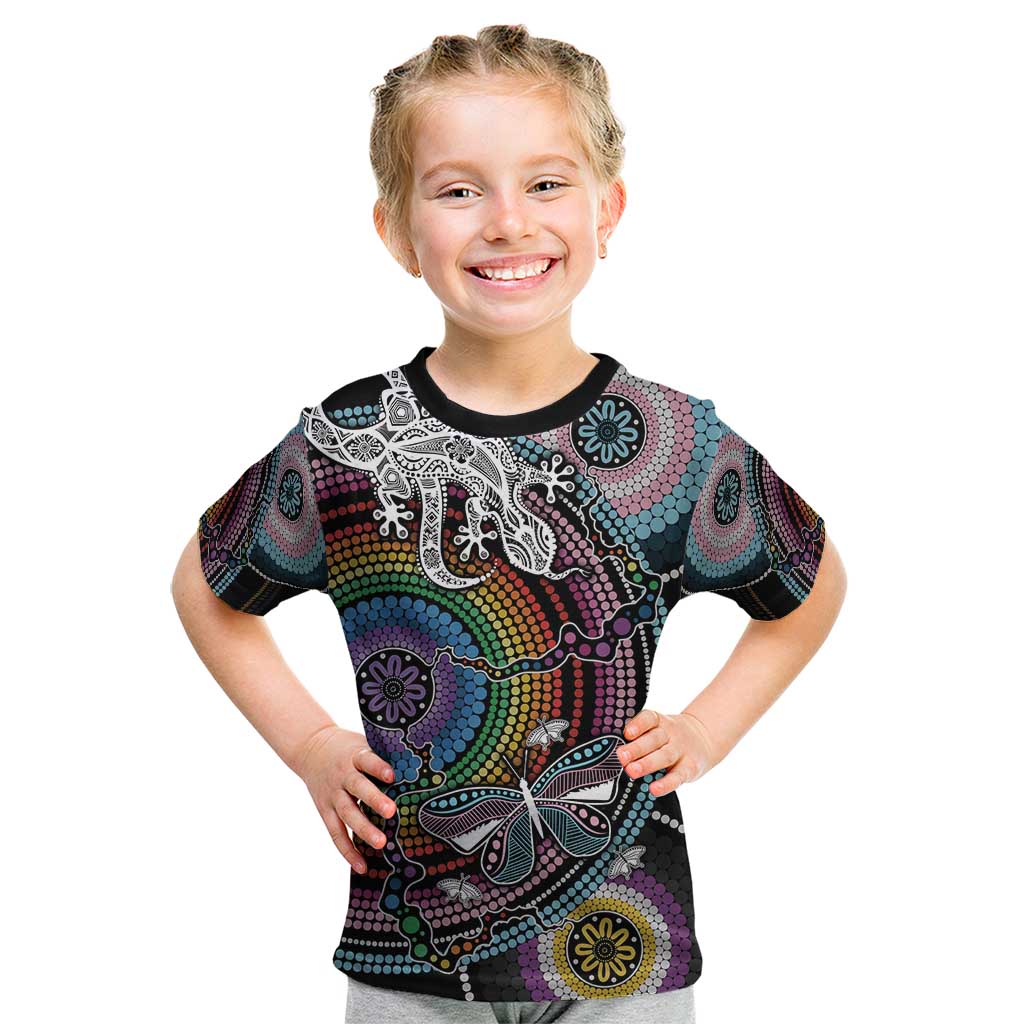 Sydney Pride Aboriginal Kid T Shirt Free To Be