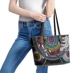 Sydney Pride Aboriginal Leather Tote Bag Free To Be