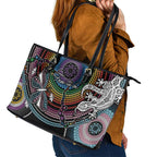 Sydney Pride Aboriginal Leather Tote Bag Free To Be