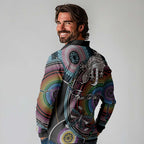 Sydney Pride Aboriginal Long Sleeve Polo Shirt Free To Be
