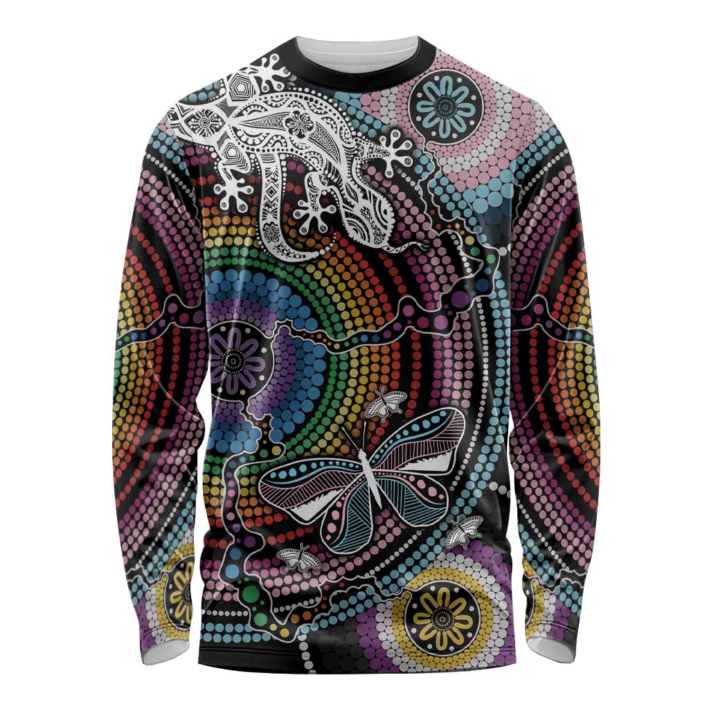 Sydney Pride Aboriginal Long Sleeve Shirt Free To Be