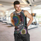 Sydney Pride Aboriginal Men Tank Top Free To Be