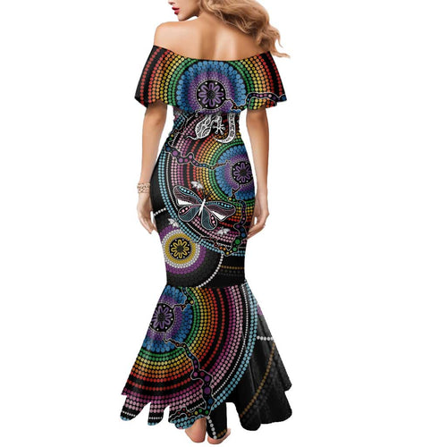Sydney Pride Aboriginal Mermaid Dress Free To Be