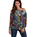 Sydney Pride Aboriginal Off Shoulder Sweater Free To Be