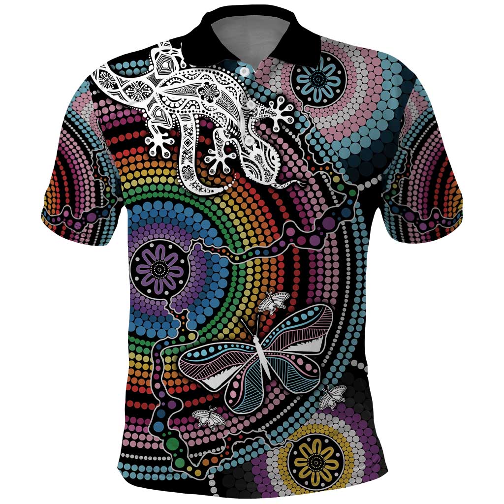 Sydney Pride Aboriginal Polo Shirt Free To Be