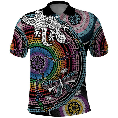 Sydney Pride Aboriginal Polo Shirt Free To Be
