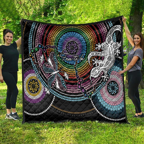 Sydney Pride Aboriginal Quilt Free To Be