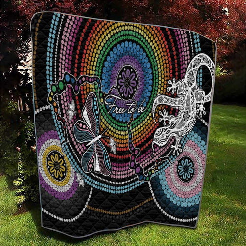 Sydney Pride Aboriginal Quilt Free To Be