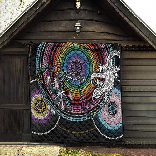 Sydney Pride Aboriginal Quilt Free To Be