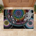 Sydney Pride Aboriginal Rubber Doormat Free To Be