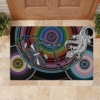 Sydney Pride Aboriginal Rubber Doormat Free To Be