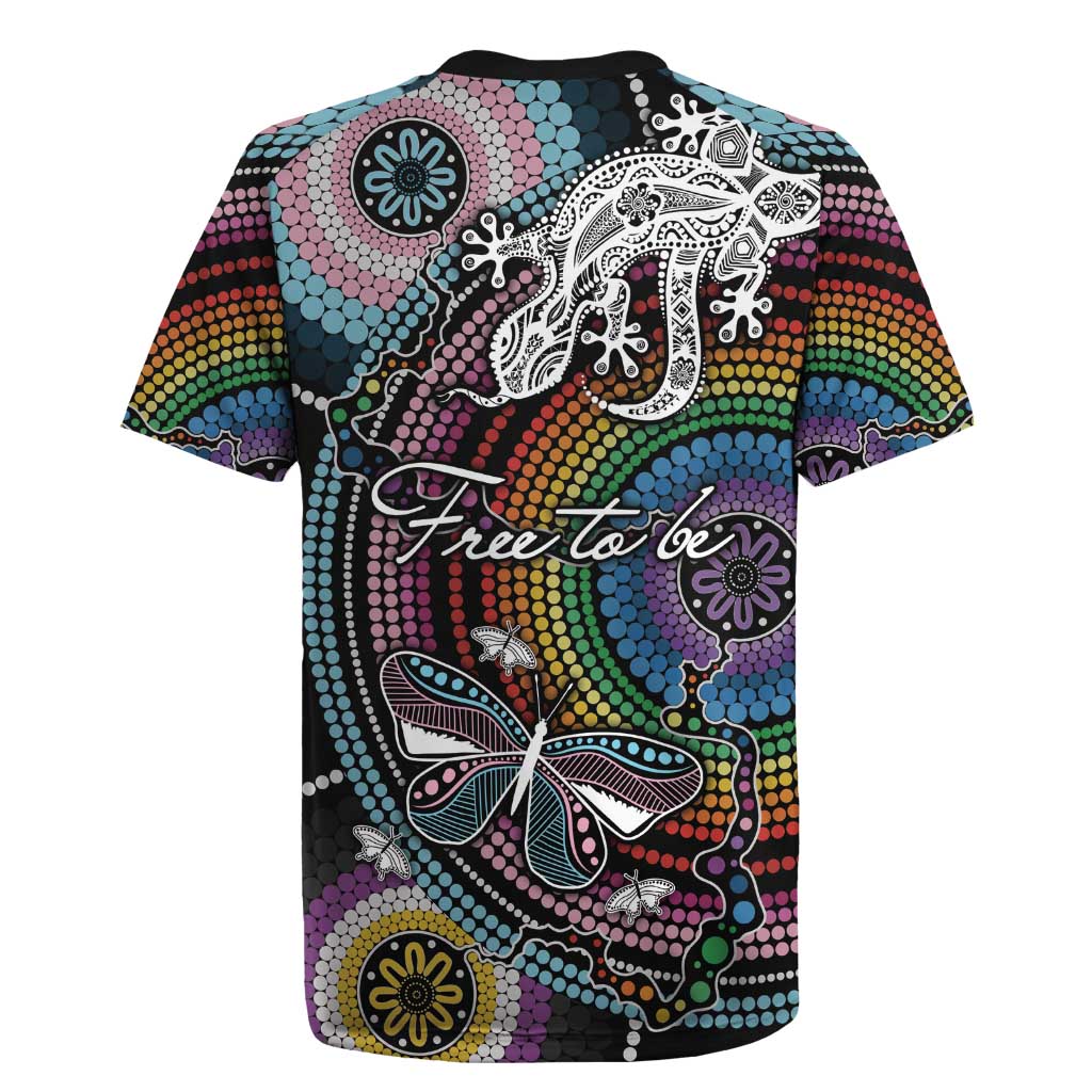 Sydney Pride Aboriginal Rugby Jersey Free To Be