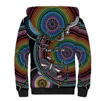 Sydney Pride Aboriginal Sherpa Hoodie Free To Be