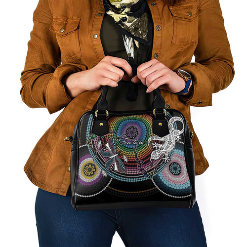 Sydney Pride Aboriginal Shoulder Handbag Free To Be