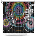 Sydney Pride Aboriginal Shower Curtain Free To Be