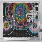 Sydney Pride Aboriginal Shower Curtain Free To Be